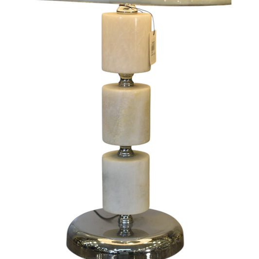 ✨ Marble Square Charm Table Lamp – 27 Inch (Pair)