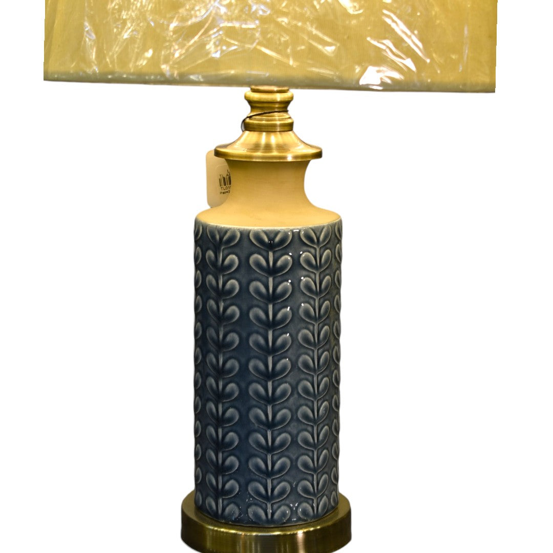 Serene Leaf – Porcelain Table Lamp (Single)