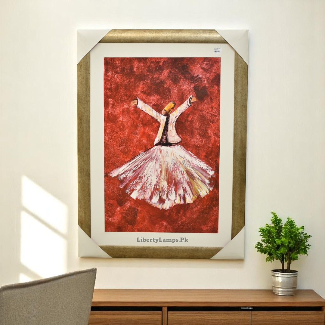 🌀 Whirling Spirit – Sufi Dervish Oil Painting