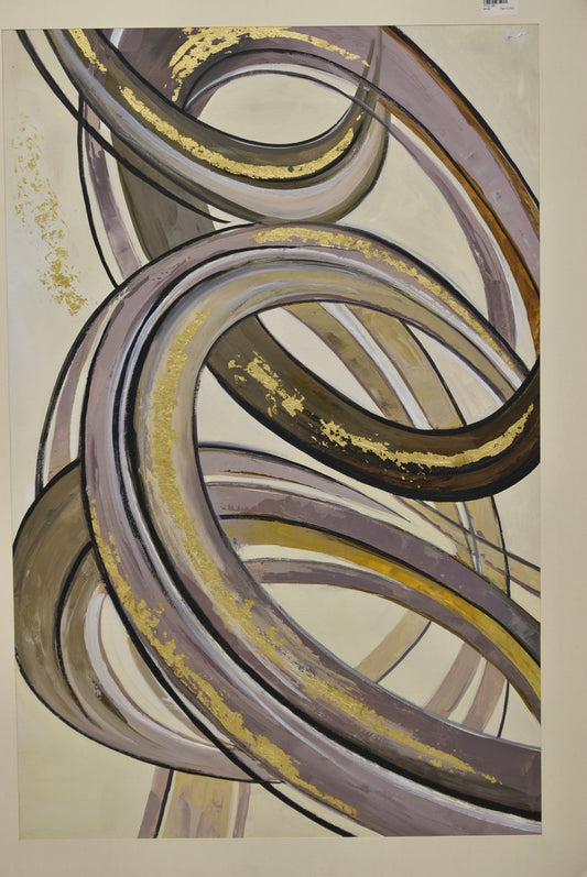 🎨 Silent Motion – Abstract Oil Painting