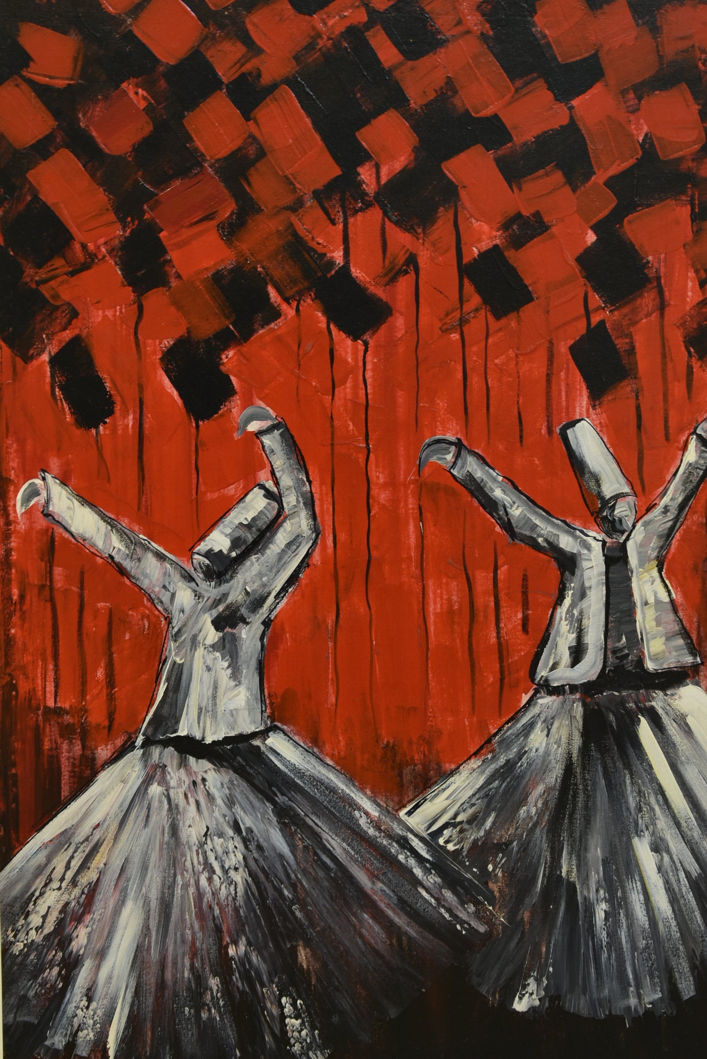 🖼️ Whirling Soul – Sufi Dervish Oil Painting