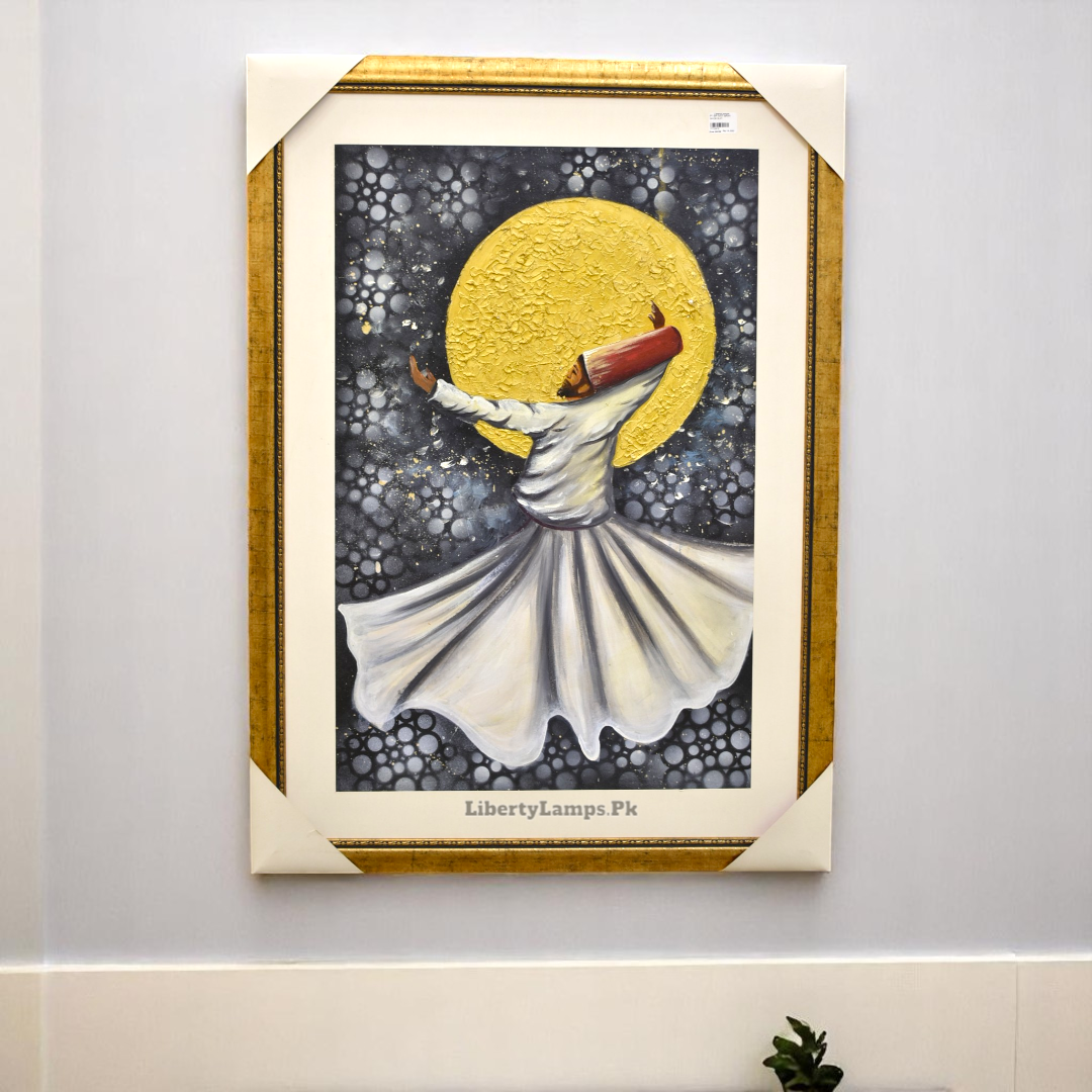 Whirling Spirit – Sufi Oil Painting (Single)