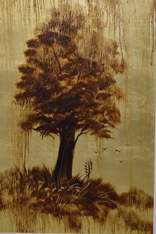 Echoes of Heritage – Cultural Oil Painting (Single)