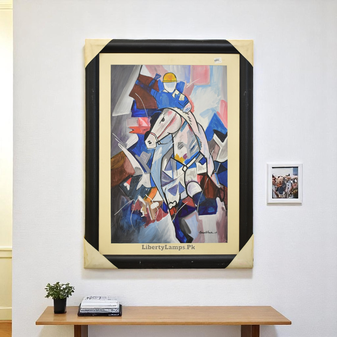 Galloping Grace – Abstract Horse Oil Painting (Single)