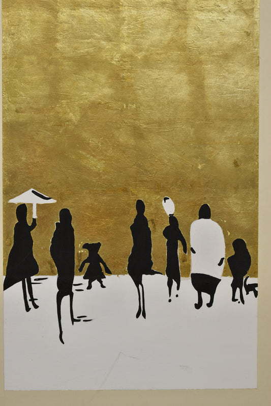 Grace in Motion – Figurative Oil Painting on Canvas (Single)