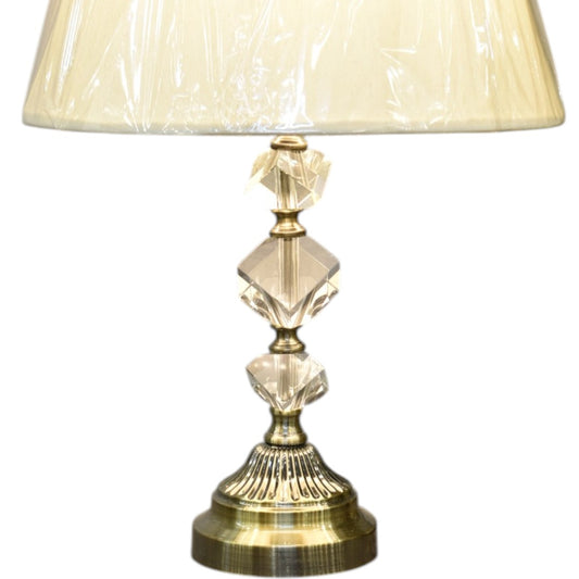 Lumière Cubes – Crystal Clear Modern Lamps (Pair)