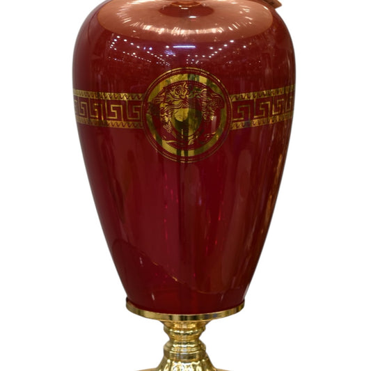 Mehroon VERSACE Table Lamp (Pair)