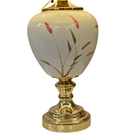 Ivory Shine Porcelain Table Lamp (Single) – Graceful Glow