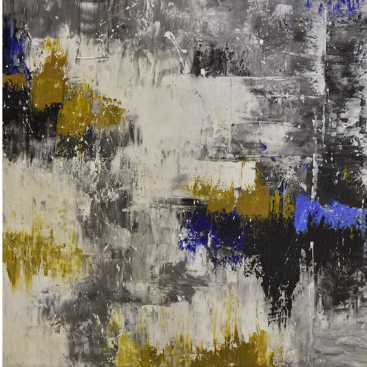 Ethereal Motion Abstract Oil Painting – 3x4 Ft Canvas Statement