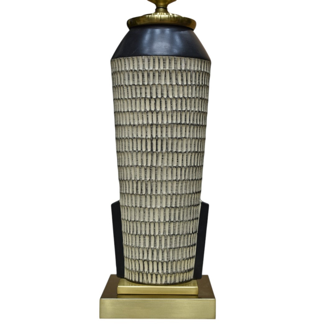 Terracotta Sandstone Table Lamp (Pair) – Earthy Elegance Redefined