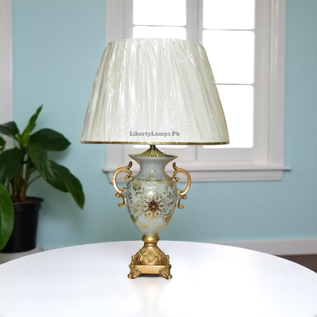 Ryzen Black & Gold Accent Table Lamp (Pair) – 30 Inch Bold Brilliance