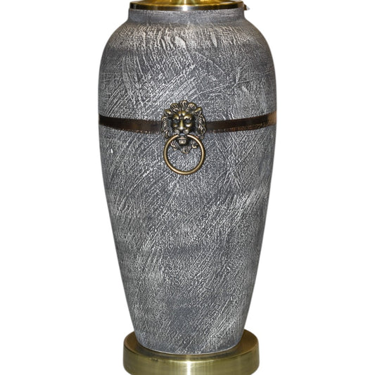 Terracotta Earthstone Table Lamp (Pair) – Timeless Rustic Grandeur