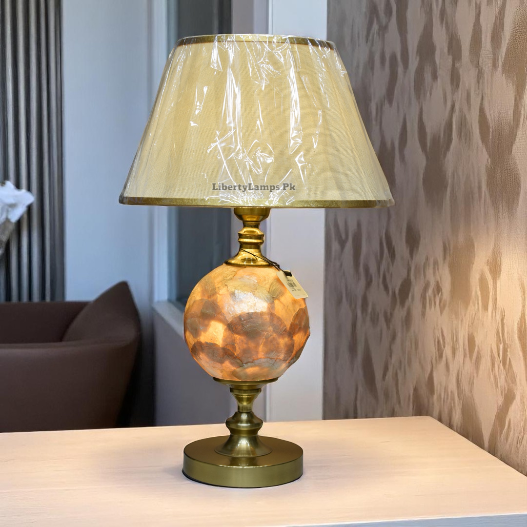Opaline Pearl Double-Light Table Lamp (Pair) – Mother of Elegance in Every Glow