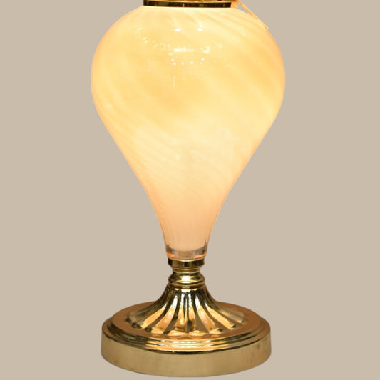 Aurora Double-Light Glass Table Lamp (Pair) – Twin Glow in Timeless Elegance