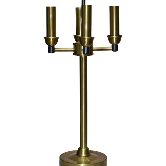 Metal 4-Light Italian Lamp (Pair) – Vintage Gold Grandeur