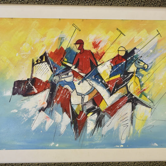 Majestic Gallop – Horse Oil Painting on Canvas (24x36 Inch)