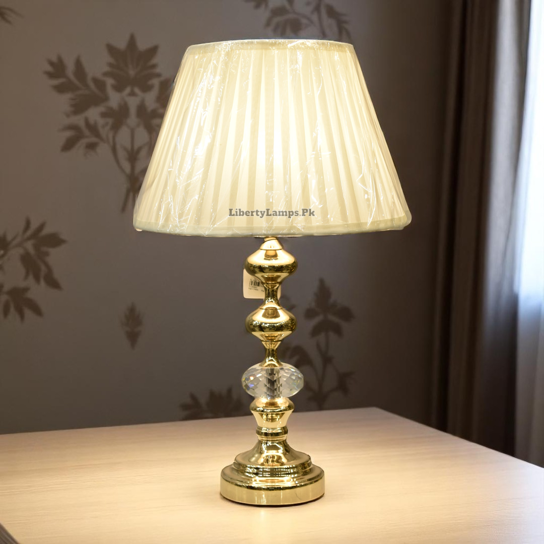 Trinity Glow – Crystal Ball Table Lamp Pair