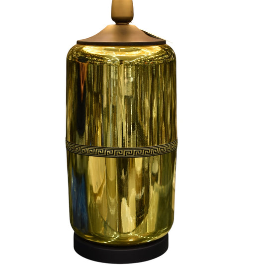 Eternal Glow – Unbreakable Golden Table Lamp (Pair)