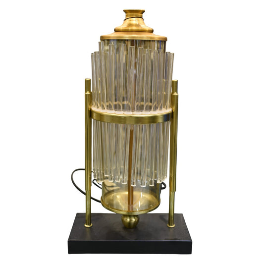 Crystal Bloom – Glass Table Lamp (Pair)