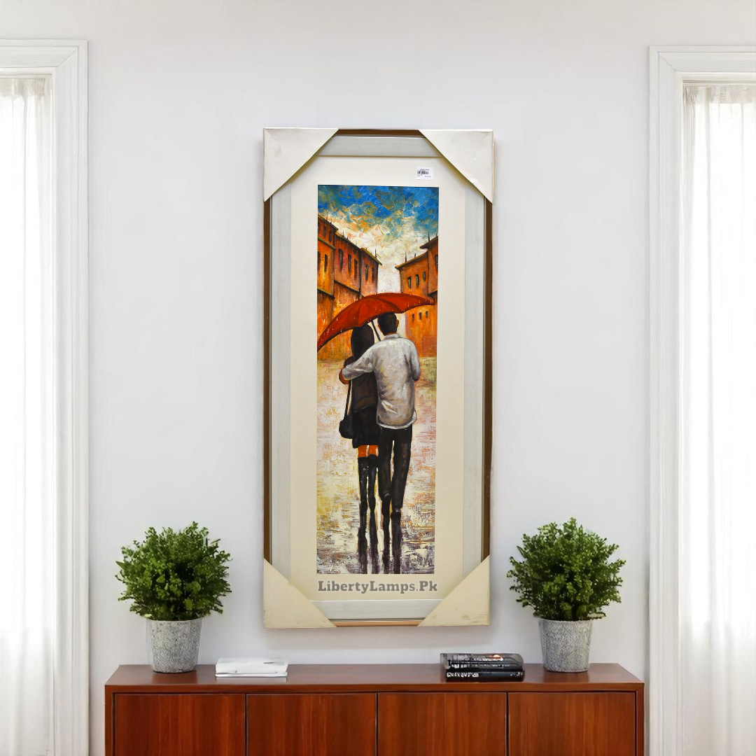 Timeless Bond – Couple Oil Painting on Canvas