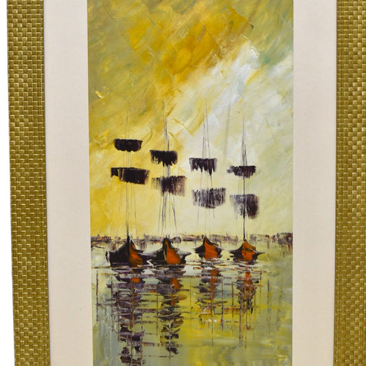 Serene Flow – Nature Water Oil Painting on Canvas