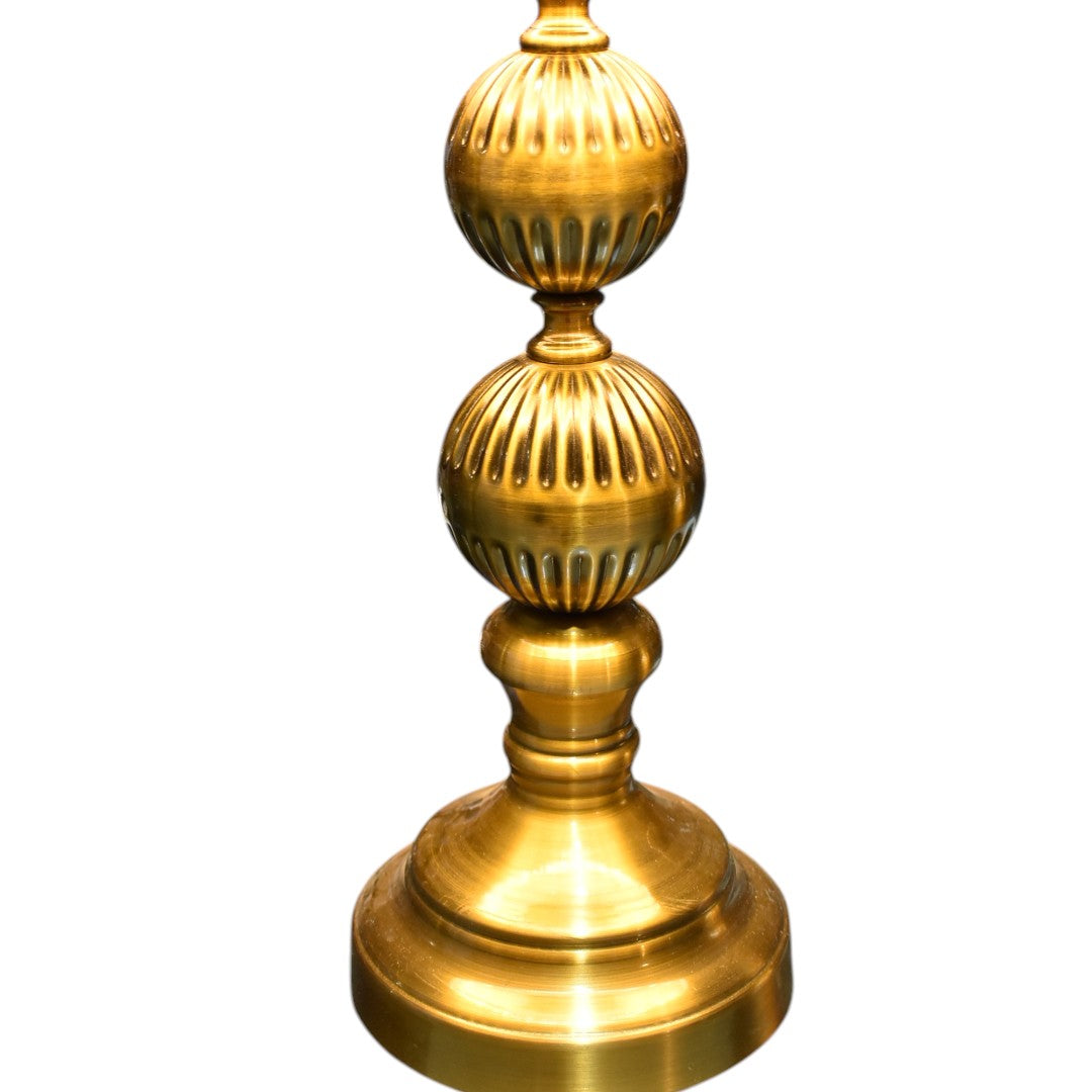 Trio Gleam – 3-Ball Metal Table Lamp (Pair)