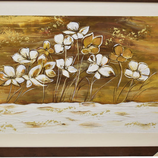 Garden Whispers – Floral Oil Painting on Canvas