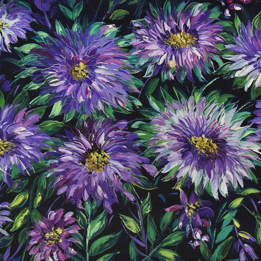 Blooming Grace – Floral Oil Painting on Canvas (Single)