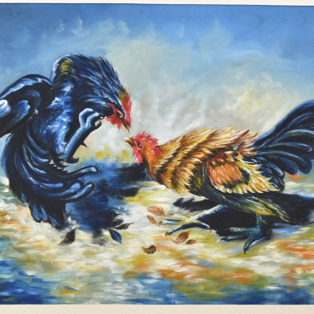 Abstract Oil Painting on Canvas (Single)