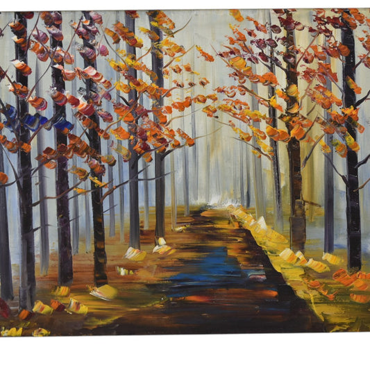 Serene Landscape – Nature Oil Painting on Canvas (Single)