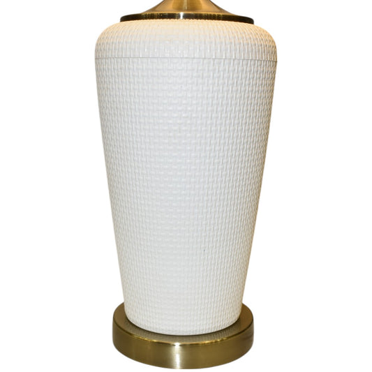 Ryzen Glow – White Table Lamp (Pair)