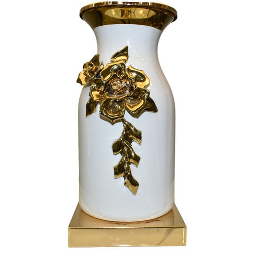 Snowcrest – White Porcelain Table Lamp (Pair)