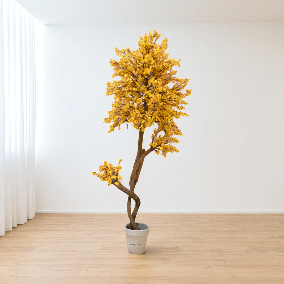 Sunlit Grace – Yellow Star Flower Decorative Plant (6 Feet)