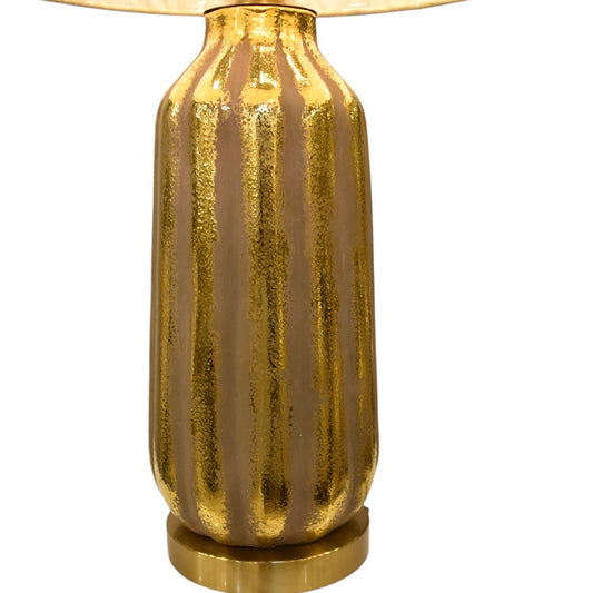 Rustic Flame – Terracotta Table Lamp (Pair)