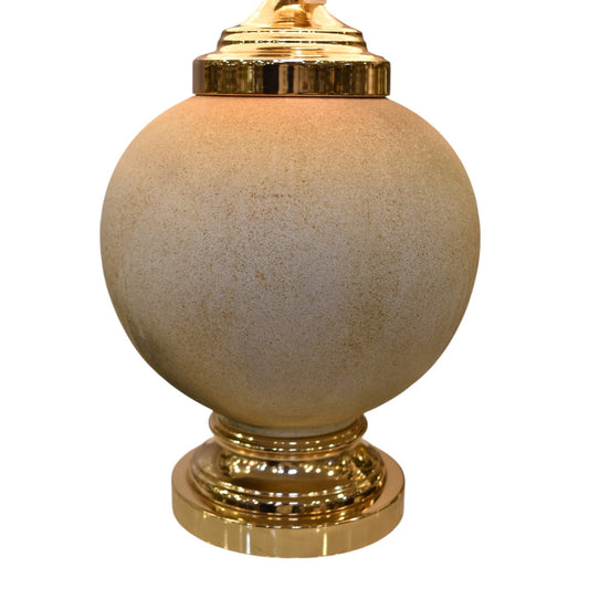 Clay Crest – Textured Terracotta Table Lamp (Pair)