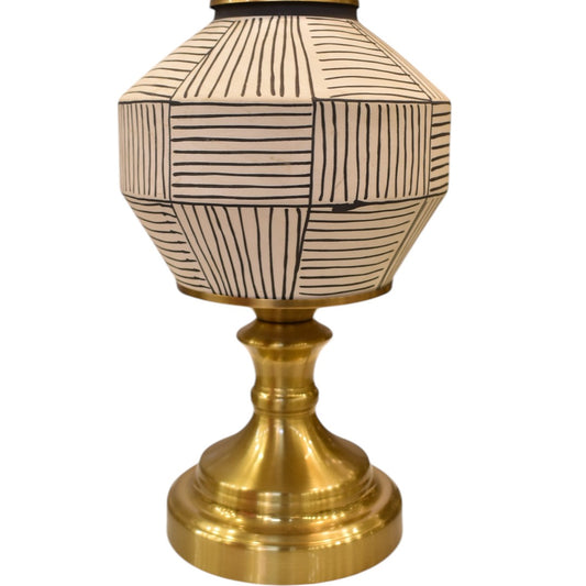 Earth Glow – Terracotta Table Lamp (Pair)