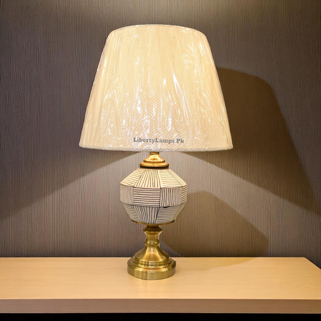 Earth Glow – Terracotta Table Lamp (Pair)