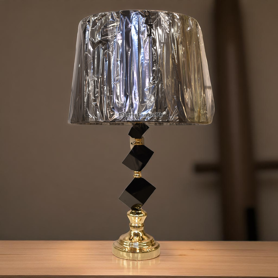 Celestial Spark – 3 Crystal Ball Table Lamp (Pair)