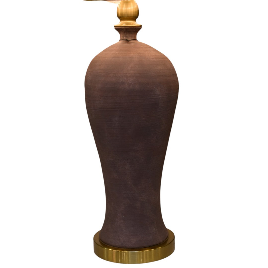 Earthen Glow – Terracotta Table Lamp (Pair)