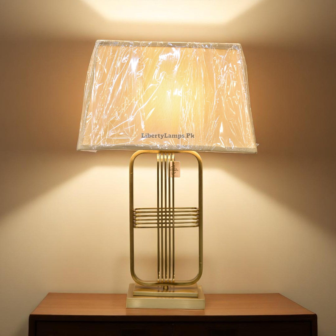 Steel Aura – Metal Table Lamp (Pair)