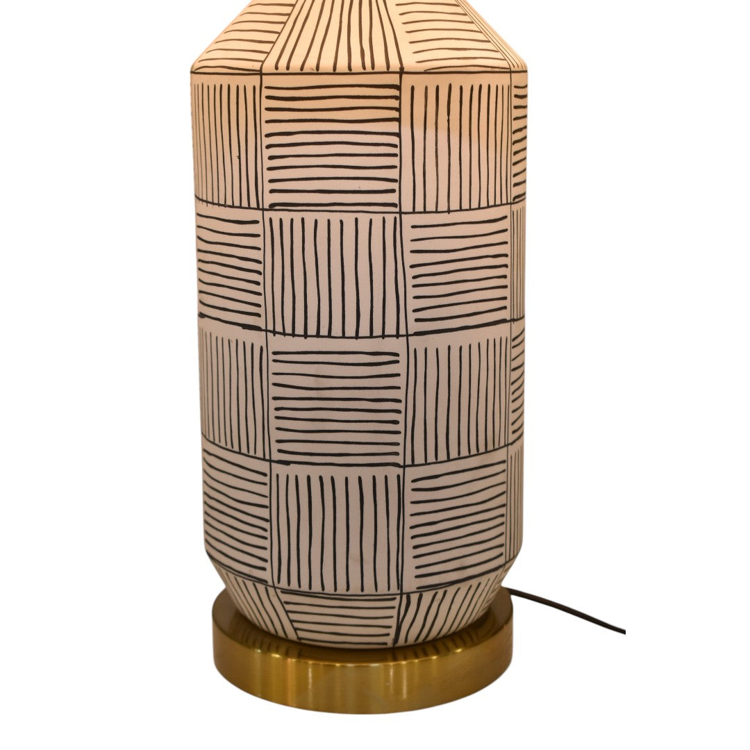 Clay Essence – Textured Terracotta Table Lamp (Pair)