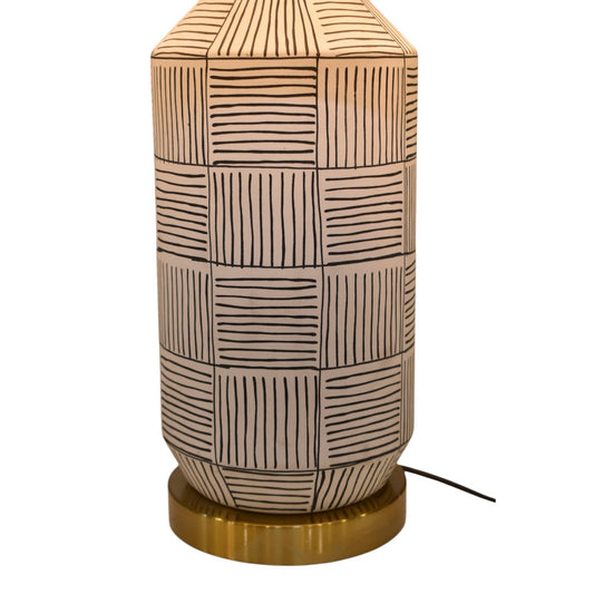 Clay Essence – Textured Terracotta Table Lamp (Pair)