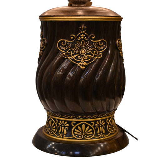 Rustic Thyand – Wooden Table Lamp (Pair)