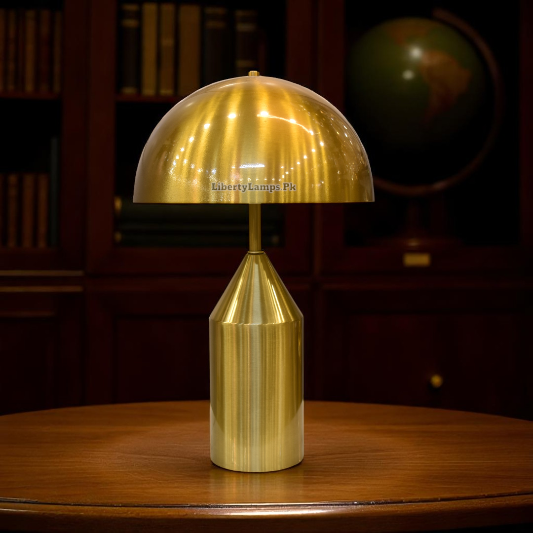 Steel Aura – Metal Table Lamp (Pair)