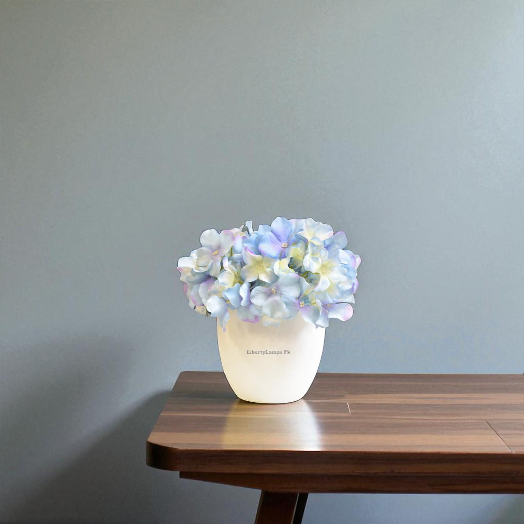 Blooming Delight – Hydrangea Flower Pot (8 Inch)