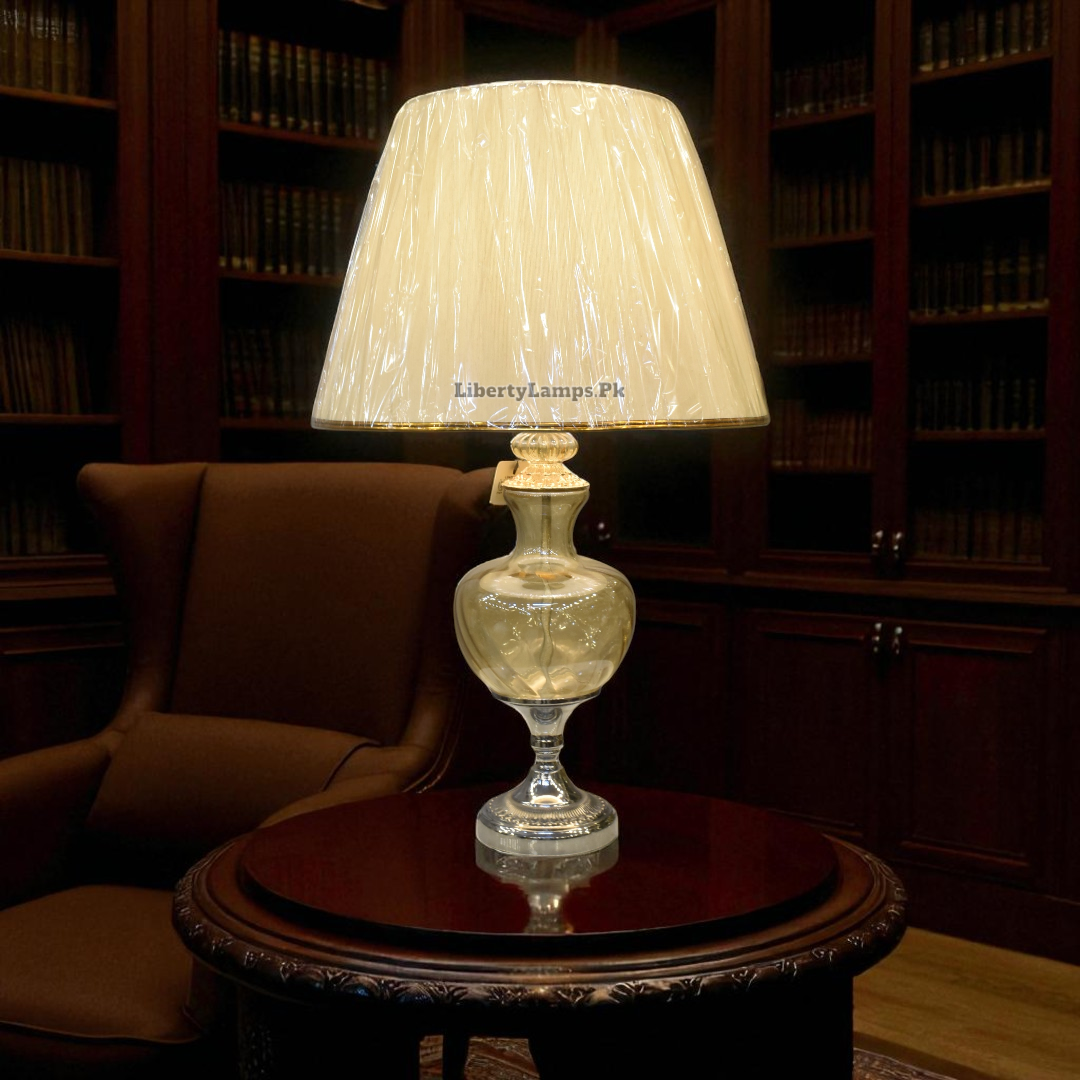 Clear Radiance – Glass Table Lamp (Pair)