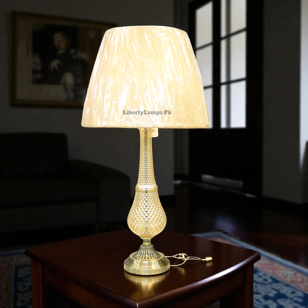 Tall Glass Table Lamp (Pair)
