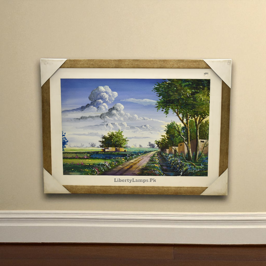 Whispering Woods – Nature Oil Painting on Canvas (Single)