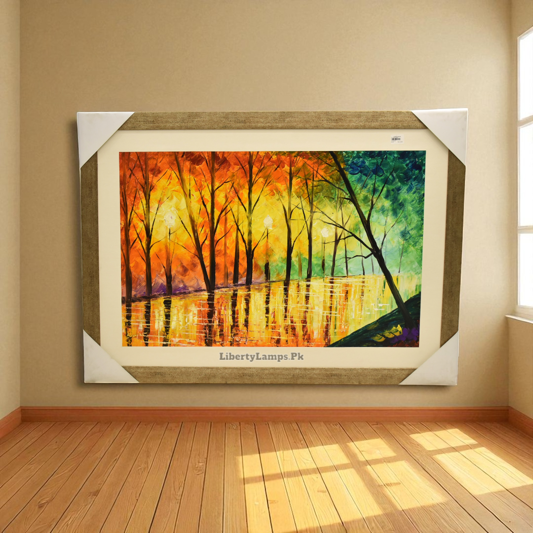 Verdant Tranquility – Nature Oil Painting on Canvas (Single)