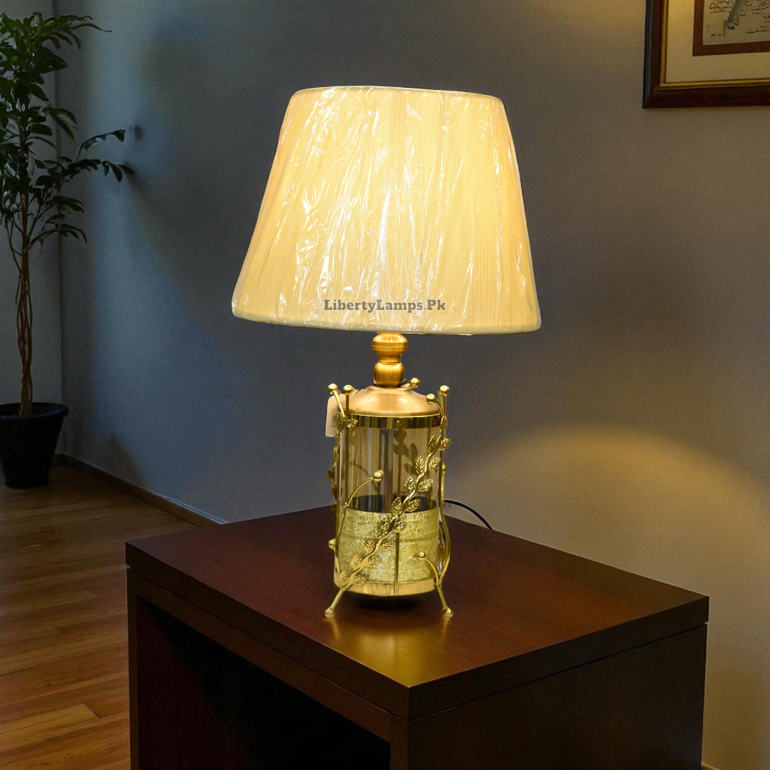 BlossomForge – Floral Metal Table Lamps (Pair)